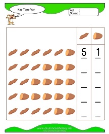 Kaç Tane Var Çalışma Sayfaları